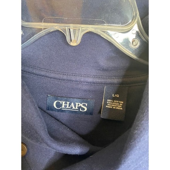 Chaps Men's Pull over Long Sleeve Top - Picture 5 of 5
